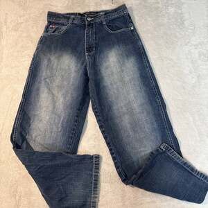 ge Y2K Southpole Jeans Mens 30 Baggy Wide Leg Skater Grunge Faded Denim